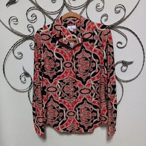 JUDE CONNALLY graphic print long sleeve top, S